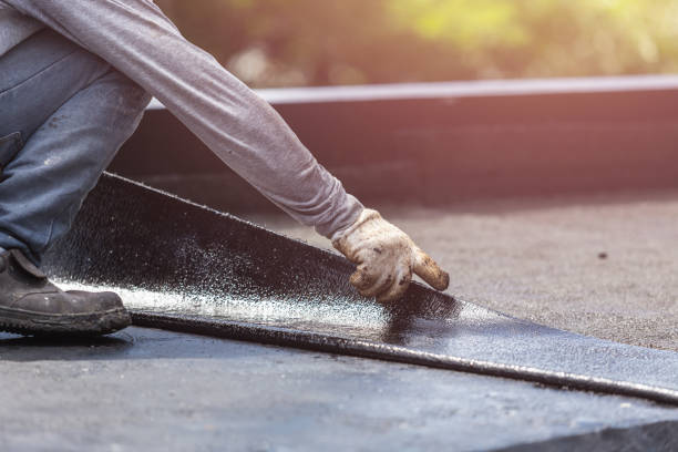 Professional Emergency Waterproofing technician working in Falmouth, IN